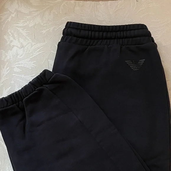 Emporio Armani Men Black Sweatpants (Size: M) - Picture 7 of 8